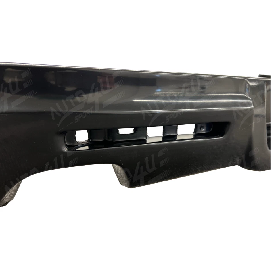 Difusor labial parachoques trasero estilo poliuretano tipo S negro para Acura TSX 2009-2014 Foto 4 de 4