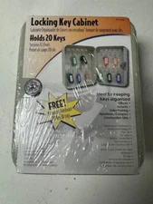 Metal Locking Key Cabinet with a Twenty Key Capacity The Hillman Group