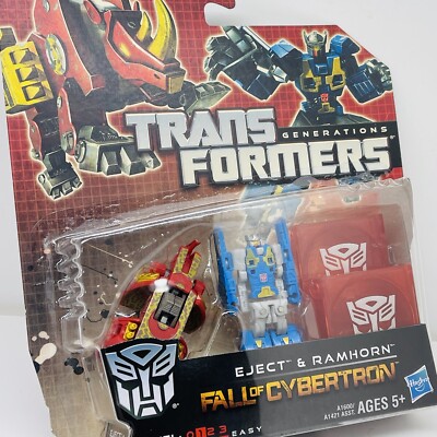 EJECT & RAMHORN Transformers Generations Fall of Cybertron 2012 Series 1 #003
