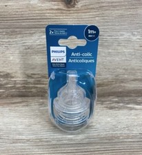 Philips Avent Anti-Colic Fast Flow Nipples -  2 ct 1m  Baby feeding bottles