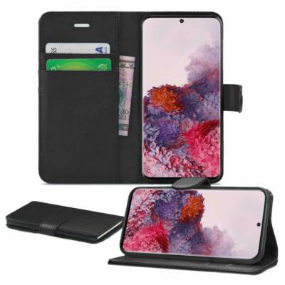 Für Samsung Galaxy S20+ 5G, S20 Ultra Handyhülle Leder Wallet Flip Ständer Cover