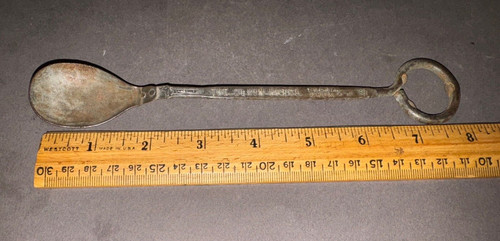 ALVIN HOTEL TULSA, OKLAHOMA ADVERTISING ICED TEA SPOON BOTTLE OPENER VINTAGE