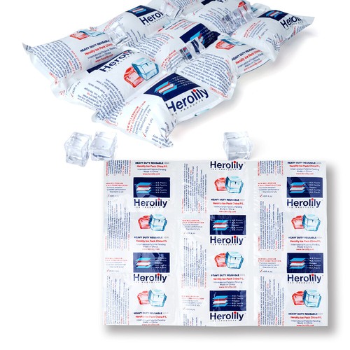 Cooling Ice Standard Use 4 Ply Disposable Minimum Reuse Dry Ice Pack 3IN 5IN 9IN - Picture 6 of 23