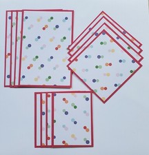 Premade Scrapbook Mat Set 12 pc Circles 17