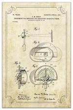Vintage Optometrist Patent Art Print 11x17 Eye Glasses Clinic Office Wall Decor