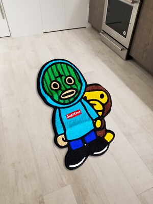 Tyler the Creator Golf Wang Floor Mat Area Rug Living Room Accent Wool Carpet