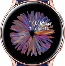 Samsung Galaxy Watch Active2 40mm Rose Gold Aluminum Case with Phantom  Violet Band Smartwatch (Bluetooth) - SM-R830NADAXAR for sale online | eBay