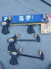 4 Quick grip Vise bar Clamps for Woodwoork jaw size 12, snd 6