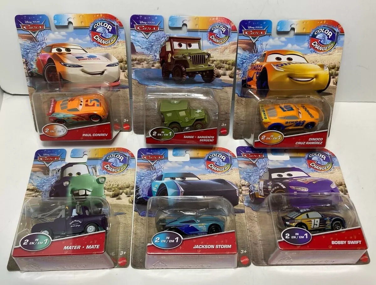 Disney Cars Toys Disney/Pixar Cars, Color Changers, Dinoco Lightning McQueen  (Green to Blue) Vehicle