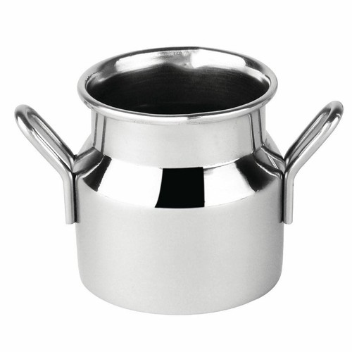 Mini Milk Churn Stainless Steel Small Kitchenware Serving Dish Tableware - 第 1/1 張圖片