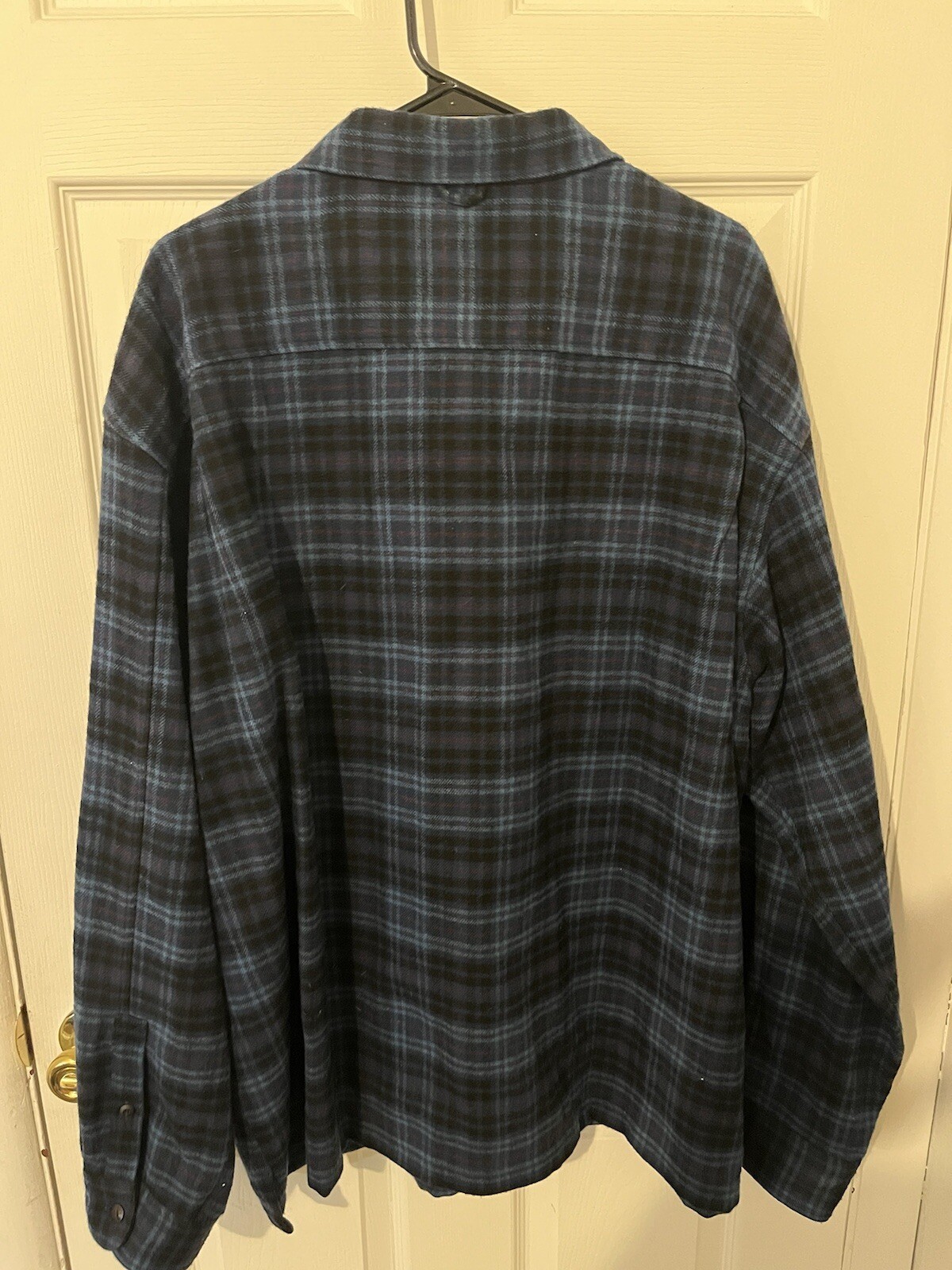 Timberland Plaid Pullover Button Down Coat Jacket… - image 4