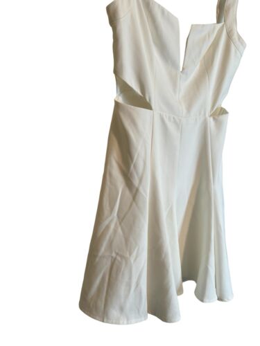 Revolve Superdown Damen Minikleid Größe S weiß ärmellos Cutout - Bild 3 von 8