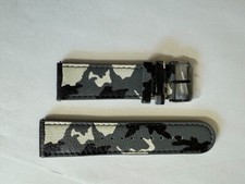NOS Invicta camouflage 26mm Genuine leather band strap