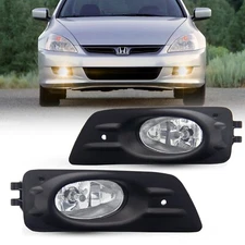 Fog Lights Assembly Replacement For 2006 2007 Honda Accord Sedan 4 Door L+R