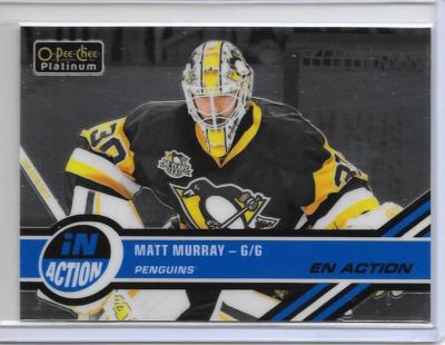 MATT MURRAY 2017-18 OPC PLATINUM IN ACTION SSP INSERT/OTTAWA SENATORS
