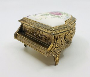 antique music jewelry box