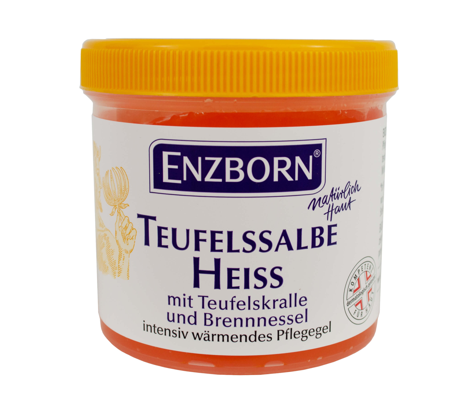 ENZBORN® Teufelssalbe wärmend - 200ml Teufelskralle Pflegegel HEISS