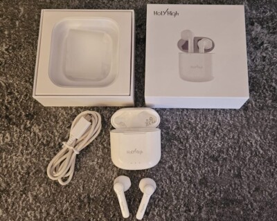 HolyHigh Kabellose Bluetooth-Kopfhörer weiß / Infos beachten!