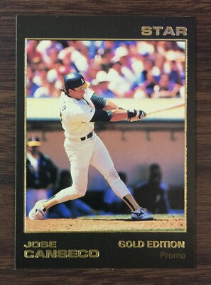 1988 Star Company JOSE CANSECO Limited Edition GOLD PROMO Card I9020713 |  eBay