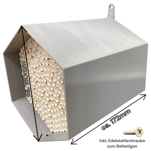 Wildbienen-Nisthilfe – absolut haltbar & wetterfest. Insektenhotel / Bienenhotel - Bild 6 von 40