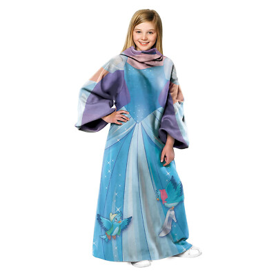 Disney Princess Cinderella Comfy Kids Blanket w/ Sleeves 48'' x 48