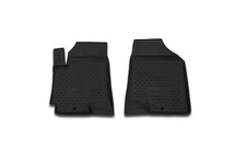 Custom Fit Floor Mats Liners Fits A 2009-2013 Kia Soul - Front 2 Pieces - Black Custom Fit Floor Mats Liners Fits A 2009-2013 Kia Soul - Front 2 Pieces - Black