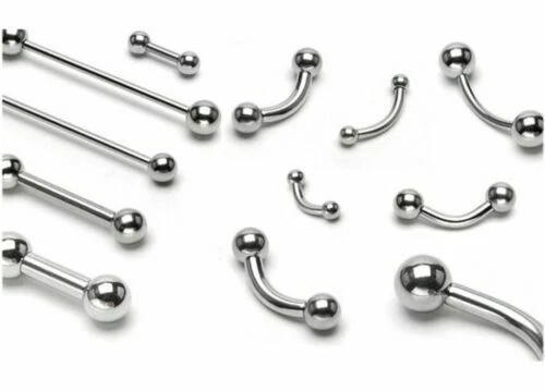 Body piercing barre dritte orecchie Diametro 8mm