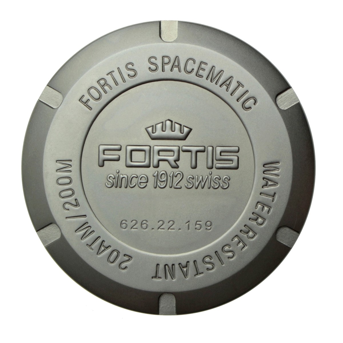 Original FORTIS Gehäuseboden, sandgestrahlt, für Spacematic