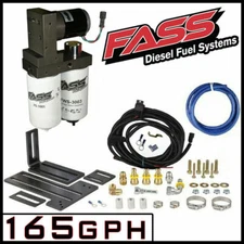 FASS 165 GPH Fuel Lift Pump for 1998.5-2004 Ram 2500 3500 Cummins 5.9L Diesel