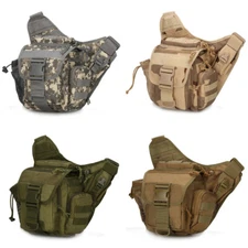 Tactical Military Molle Messenger Shoulder Bag Utility EDC Sling Pack Waist Pack