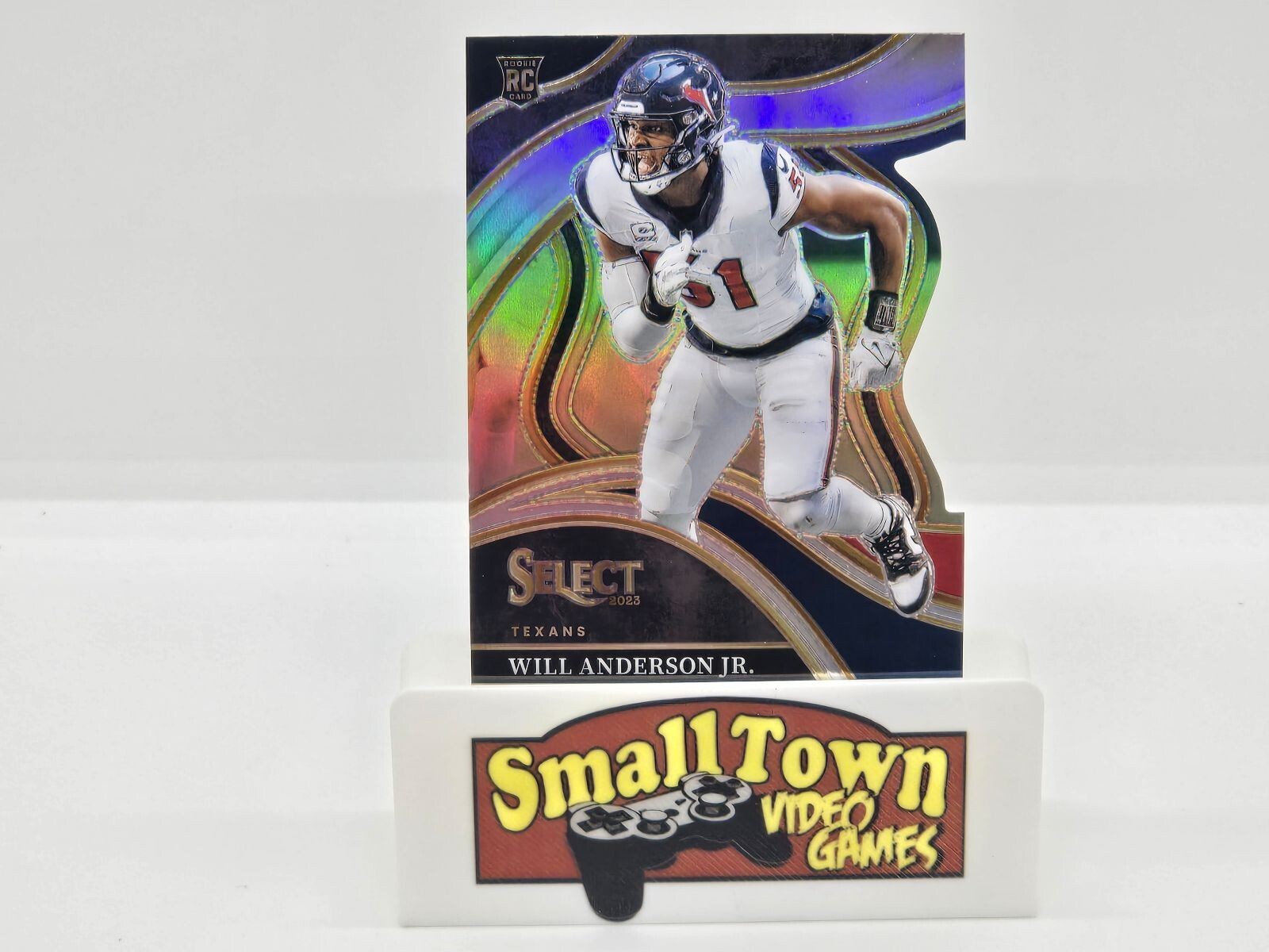 2023 Select WILL ANDERSON JR. #207 Rookie Club Level RED & BLACK Die-Cut Prizm