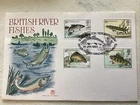 GB QEII 1983 British River Fishes Stuart FDC Isaac Walton Tercentenary Cat £12