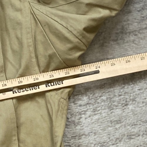 Vintage Polo Ralph Lauren Military Field Bomber Zip Jacket 10 Beige Tan Epaulet 90s - Bild 13 von 20