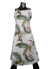 Wild Orchid Women's Short Tank Flared Hawaiian Dress