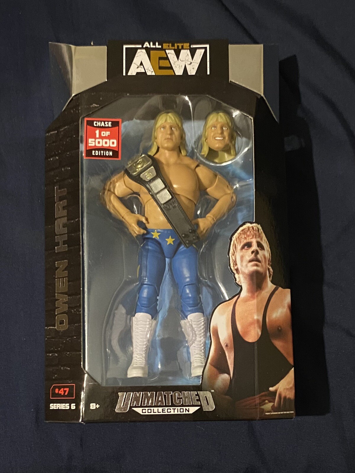 AEW Unmatched Collection Owen Hart #47 Series 6 CHASE 1 of 5000 - Sealed New