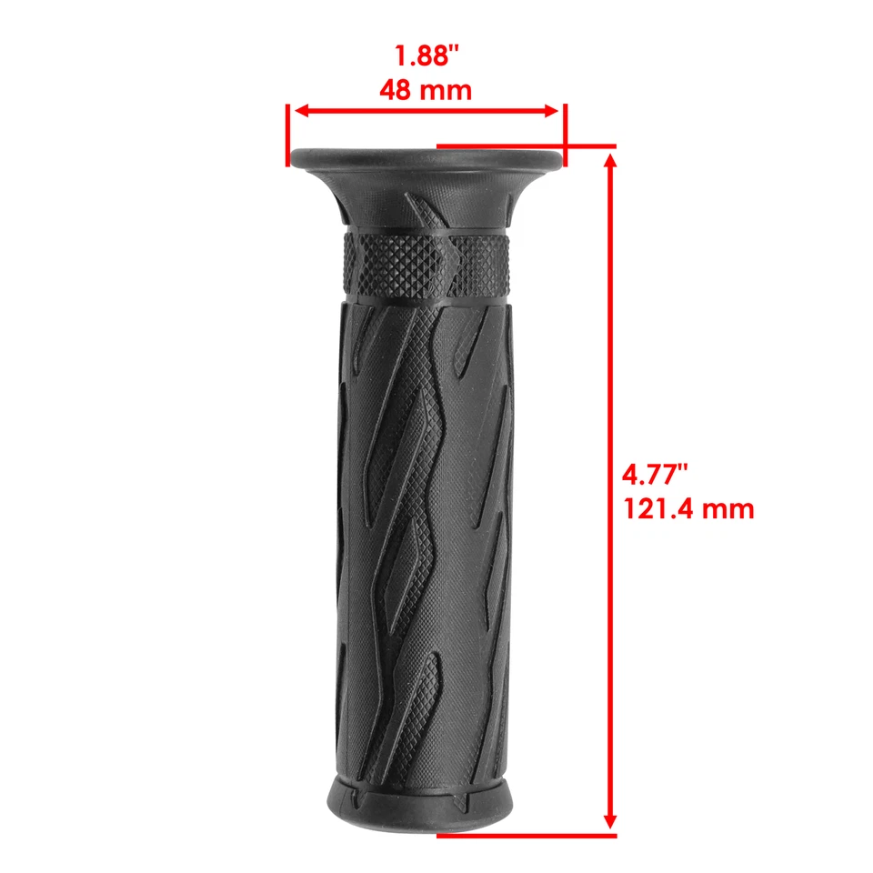 Caltric Handlebar Grips For Suzuki GSXR750 2008-2009 2011-2019 Left Right - Image 2 of 4