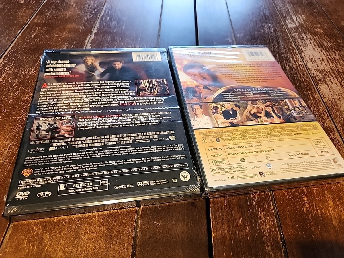 Proof Of Life (DVD, 2000) - NEW SEALED Fireproof | eBay