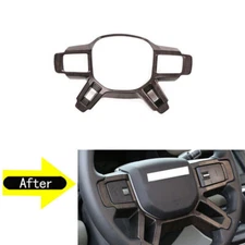For Land Rover Defender 2020-24 Oak Grain Car Steering Wheel Control Frame Trim
