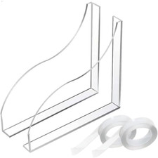 2 Pcs Bathroom Shower Splash Guard for Tub, Bathtub Water Guards, Shower Water