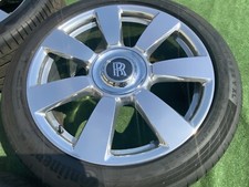 POLISHED Rolls-Royce Wheels and Tires Cullinan 22” MINT OEM Factory Rare Rims