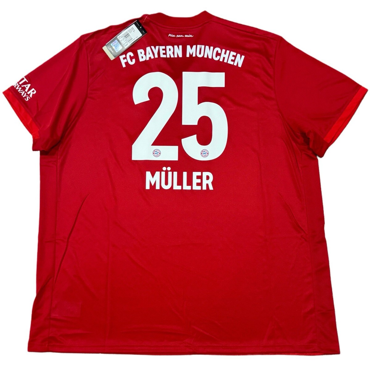 2019/20 Bayern Munich Home Jersey #25 Muller 3XL Adidas