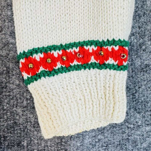 Vintage Marisa Christina Womens Christmas Cardigan Sweater 1992 Teddy Tree Sz S - Picture 18 of 22