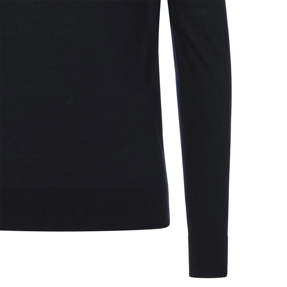 DSQUARED2 Jumper Crew Neck Wool Sweater Mens Blue Size S - RP £375.00 - Image 4 of 4