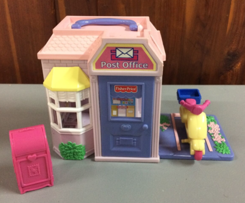 Fisher Price Sweet Street Post Office Loving Family Playset Accessories - Afbeelding 1 van 8