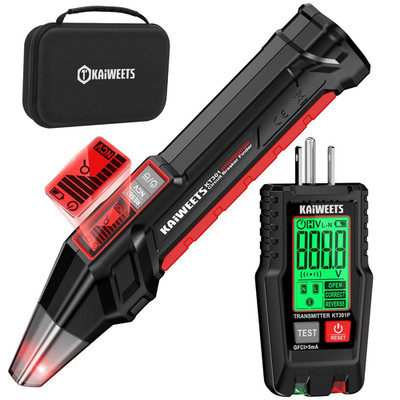 Circuit Breaker Finder with LCD Display, GFCI Outlet Tester, Electrical Circuit