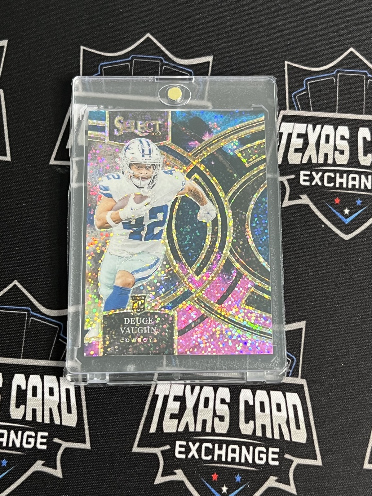 2023 Panini Select - Premier Level Deuce Vaughn #128 Cosmic Prizm (RC)