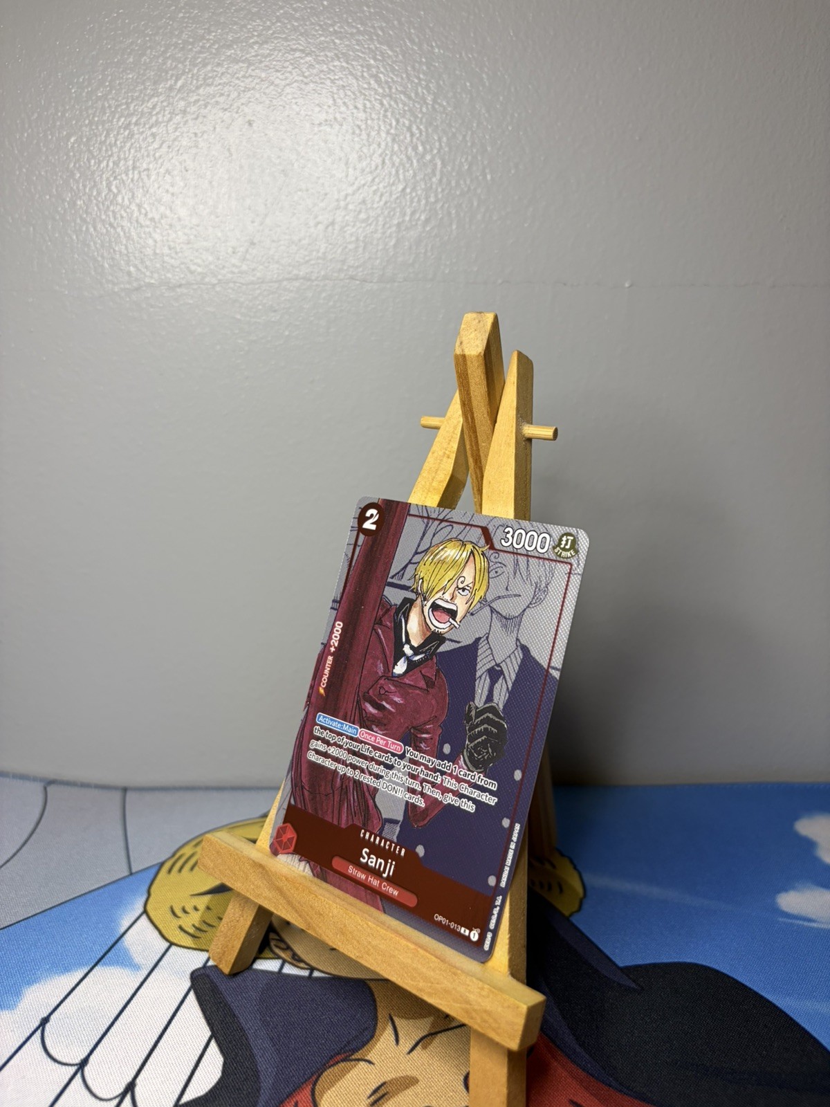 One Piece Sanji OP01-013 R English 25th Anniversary Edition Card