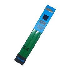 Image of OX Trade Hard Green Carpenters Pencils 10 Pack Flat Sided With Sharpener