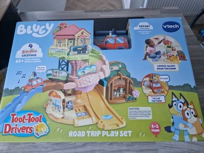 Vtech Bluey Toot Toot Fahrer Roadtrip Spielset neu und versiegelt