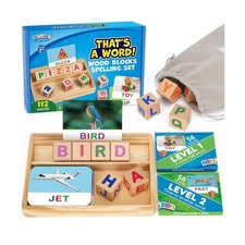 BenBen Spelling Games with Flash Cards, Montessori Toys for 3 4 5 6... Fast Ship